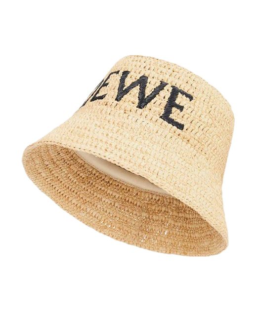 Cappello loewe bucket di Loewe in Natural