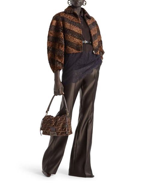 Mamma baguette media di Fendi in Brown