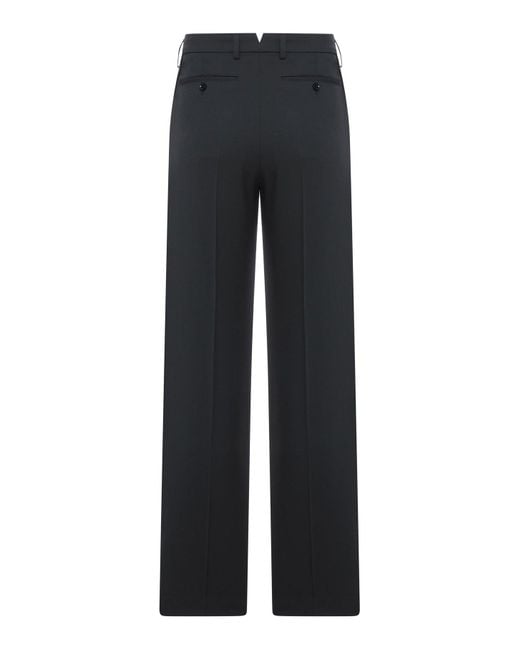 AMI Blue Tailored Trousers for men