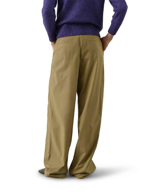 Soeur Green Cole Wide-Fit Trousers