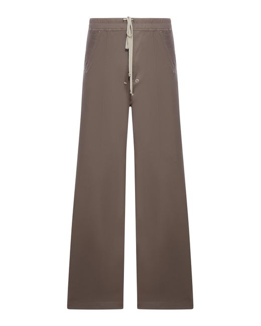 Pantaloni in cotone di Rick Owens in Brown da Uomo