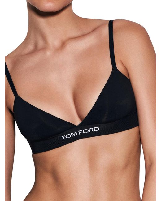 Tom Ford Black Modal Signature Bra