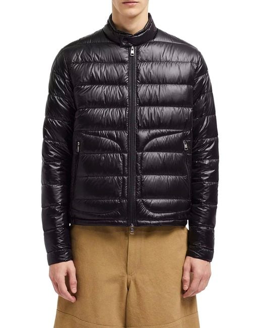 Moncler Black Acorus Short Down Jacket for men