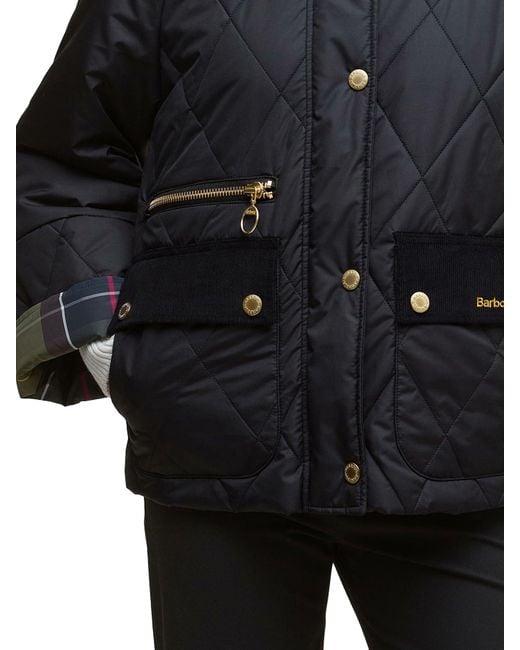 Barbour Black Martha Quilted Jacket