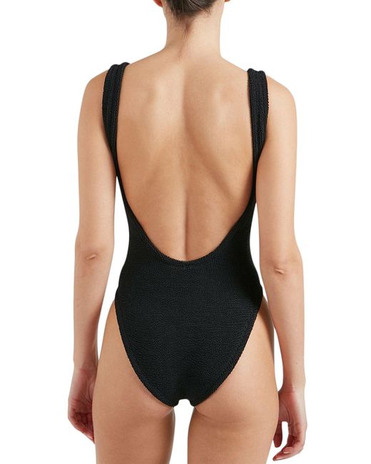 Hunza G Black Bikinis Swimwear