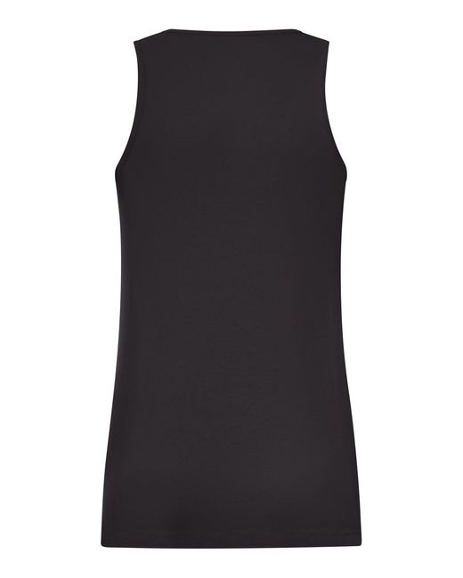 Lemaire Black Cotton Tank Top for men