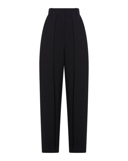 Khaite Blue Maris Viscose Trousers