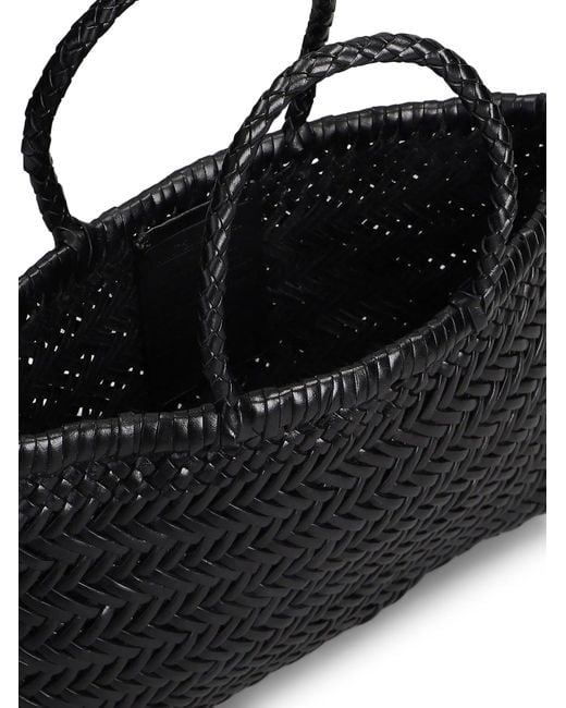 Dragon Diffusion Black Mini Flat Gora Handbag