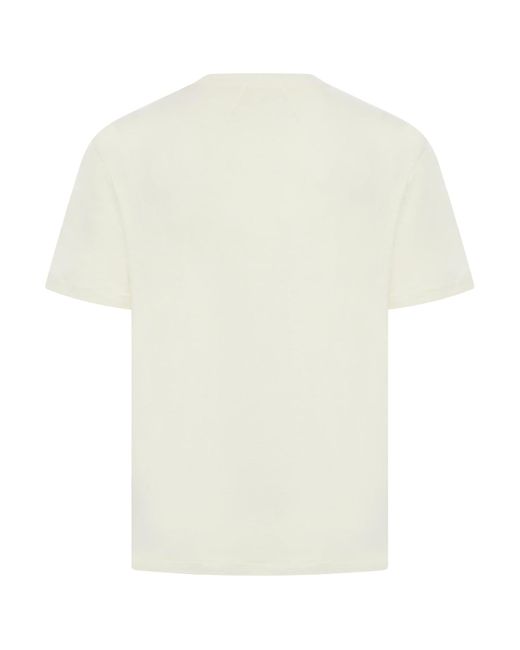 Rhude White Cannes Beach-print Cotton T-shirt for men