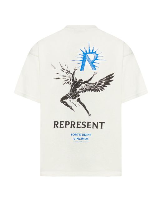 Icarus t-shirt di Represent in White da Uomo