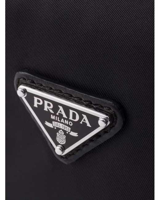 Prada Blue Chérie Mini Bag In Re-nylon