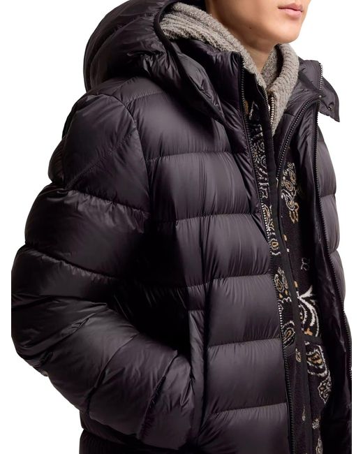 Piumino corto ravenlock con cappuccio di Moncler in Black da Uomo
