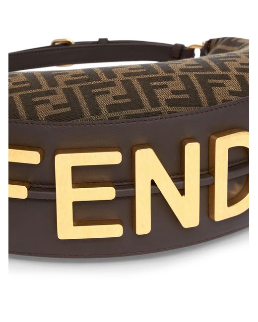 Fendi Gray Graphy Small