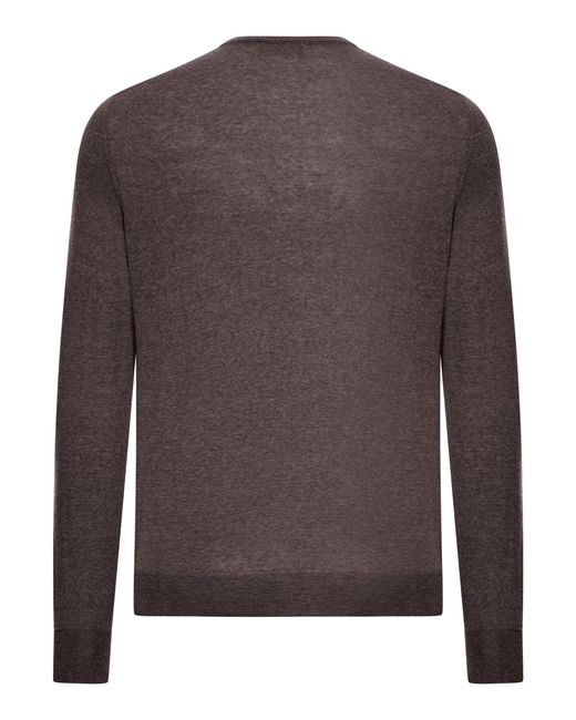 Nome G Brown Crewneck Sweater for men