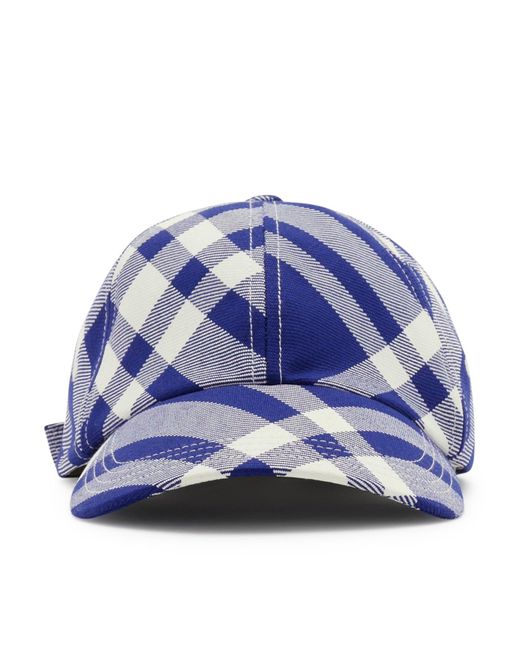 Burberry hat blue cheap