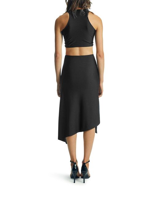 Coperni Black Asymmetric & Draped Skirt