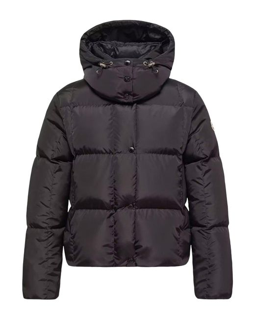 Piumino castlenew con cappuccio di Moncler in Black