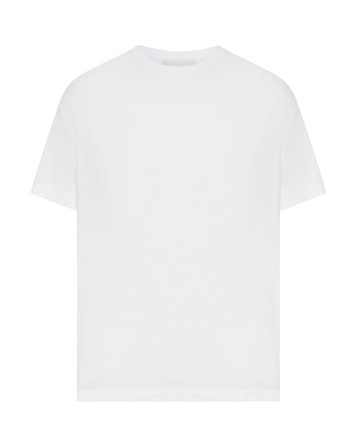 Totême  White Crew Neck Cotton T-Shirt