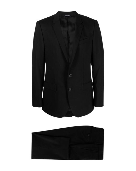 Dolce & Gabbana Black Formal Suit for men