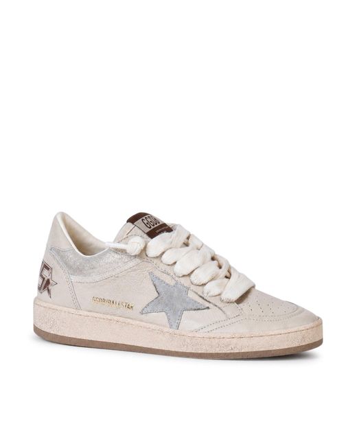 Golden Goose Deluxe Brand White Deluxe Brand Ball-Star Sneakers