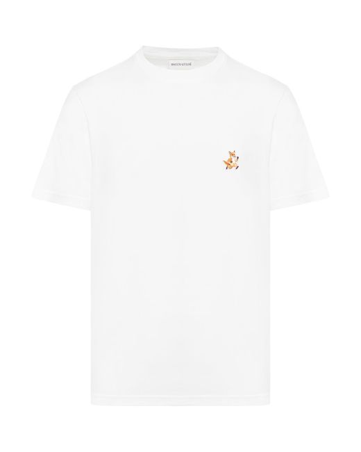 Maison Kitsuné White T-Shirts for men