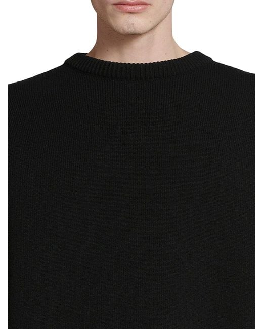 Balenciaga Blue Double-face Wool Knit Sweater for men