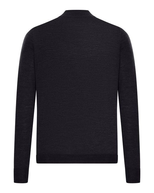 Nome G Blue Wool Turtleneck for men