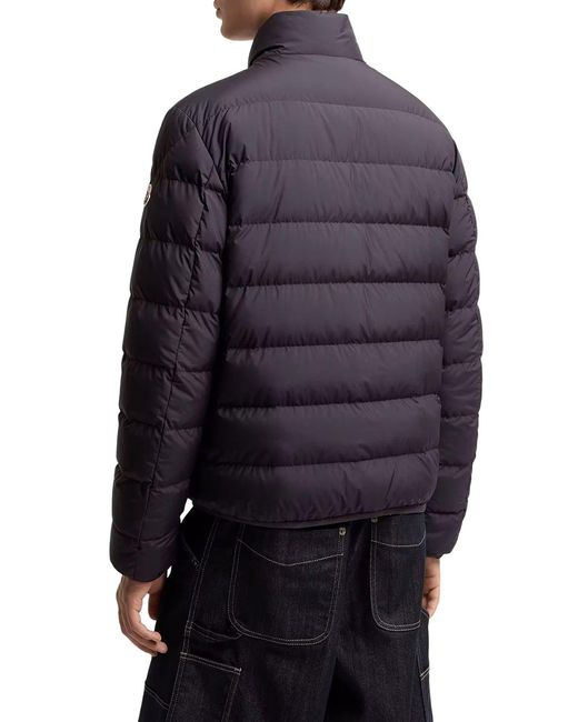 Moncler Blue Baudinet Short Down Jacket for men
