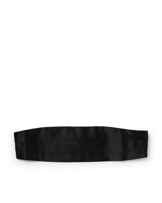 Tom Ford Black Silk Tuxedo Cuff for men