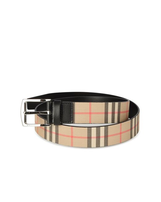 canvas burberry belt mens