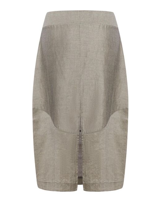 Transit Gray Structured Skirt