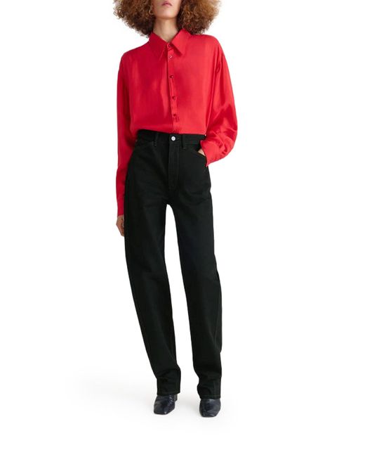 Lemaire Black Five Pockets Twisted Pants