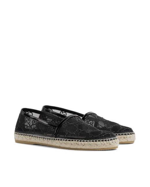 Gucci Multicolor Espadrilles With Gg Crystals