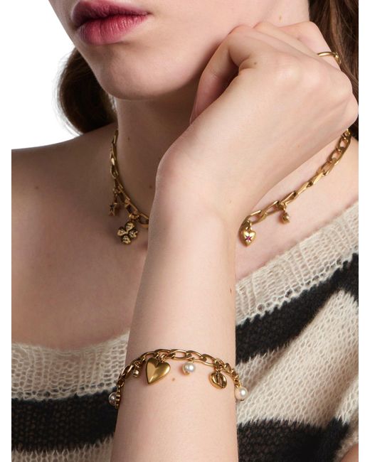 Dior Metallic Dior Lucky Charms Bracelet