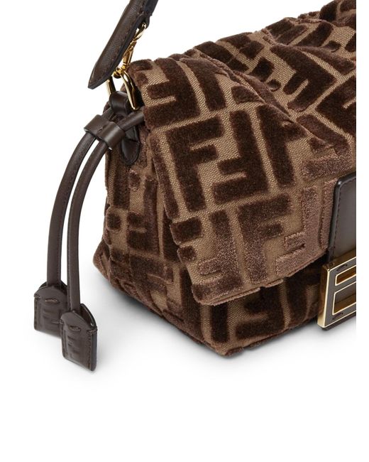 Mamma baguette piccola di Fendi in Brown