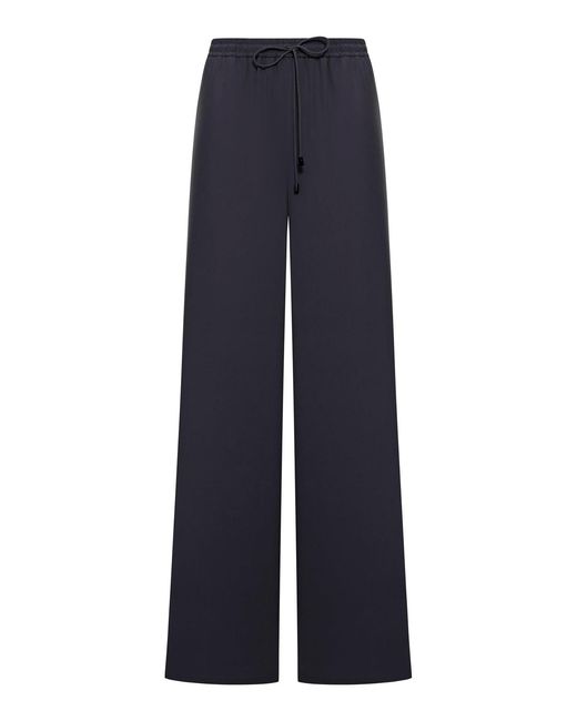 Max Mara Blue Wide Trousers