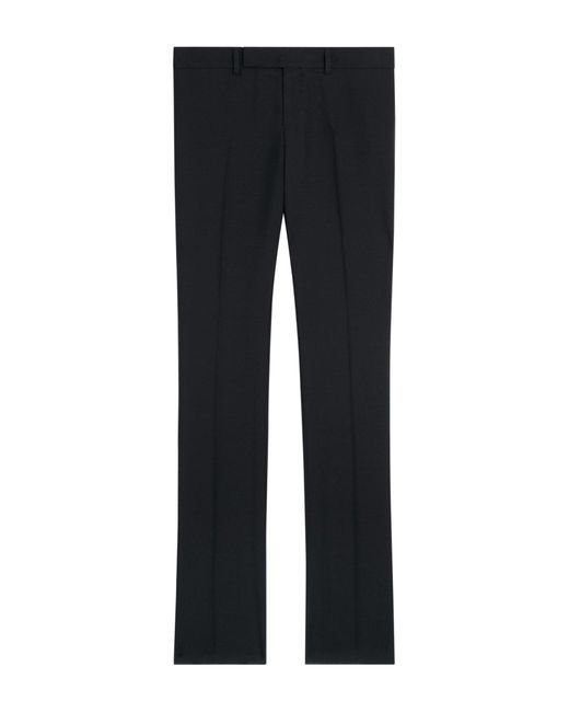 Céline Dylan Smoking Pants In Black Mohair And Silk