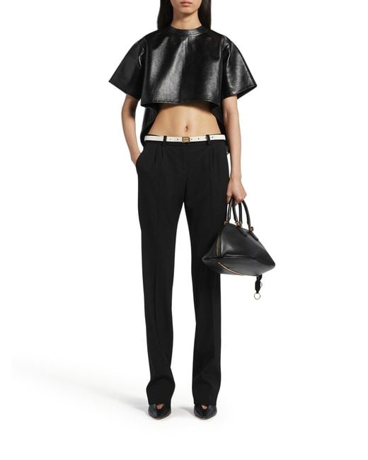 Balenciaga Blue Slim Fit Tailored Trousers