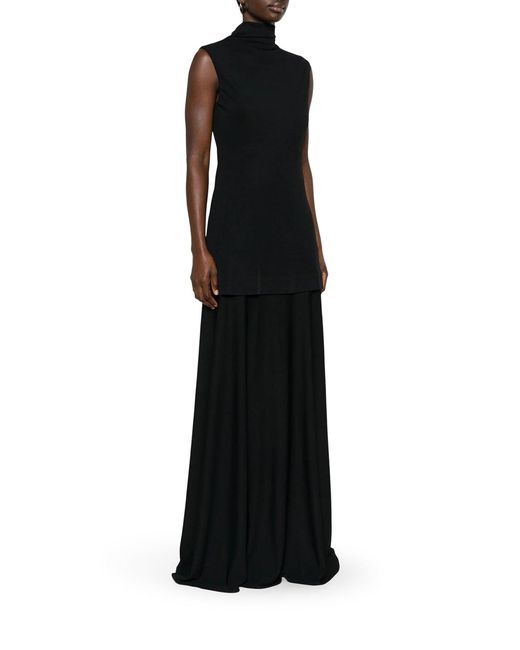Jil Sander Blue Long Sleeveless Dress