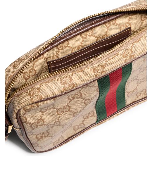 Mini borsa gg con web di Gucci in Multicolor da Uomo