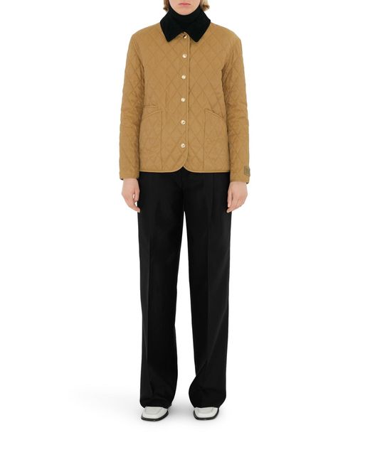 Burberry Brown Quilted Country Jacket