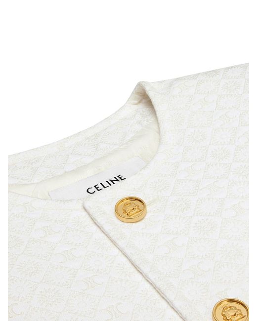 Céline White Chealsea Jacket