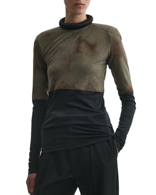 Phoebe Philo Green Tubular Cotton Top