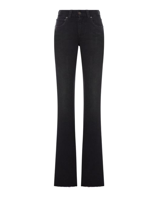 Balenciaga Black Slim Fit Bootcut Pants