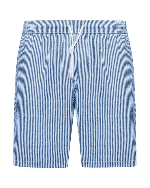 Fay Blue Striped Swimsuit for men