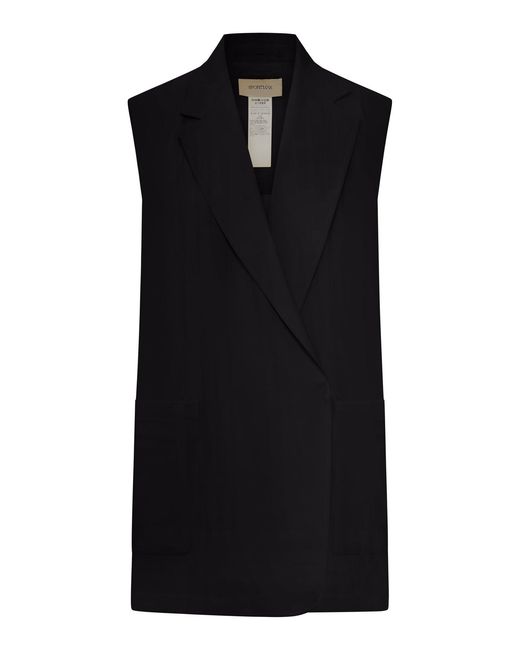 Sportmax Black Oversized Vest