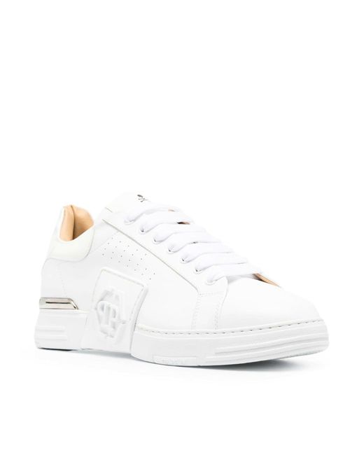Philipp Plein White Sneakers Shoes for men