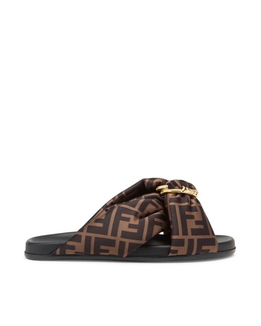 Feel in tessuto di Fendi in Brown