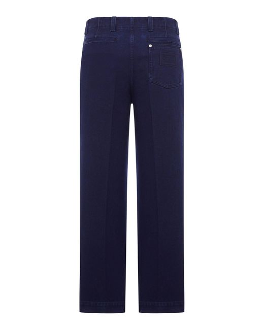 Gucci Blue Denim Chino Pants for men