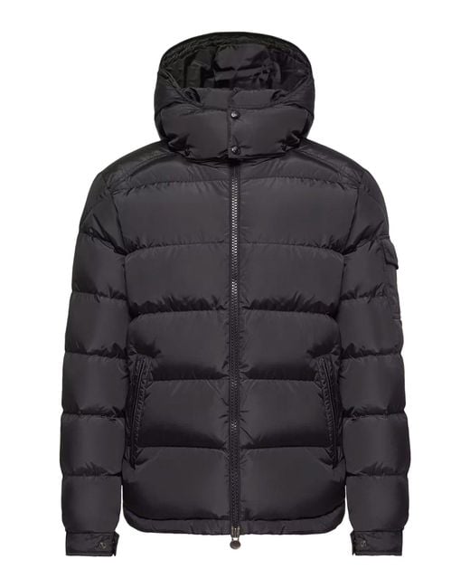 Moncler Black Maya Short Matt Down Jacket for men